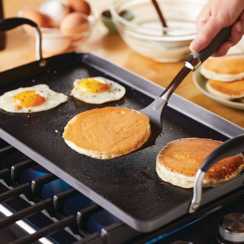 Anolon Advanced Home 10&#34;x18&#34; Double Burner Griddle Onyx, 2 of 10