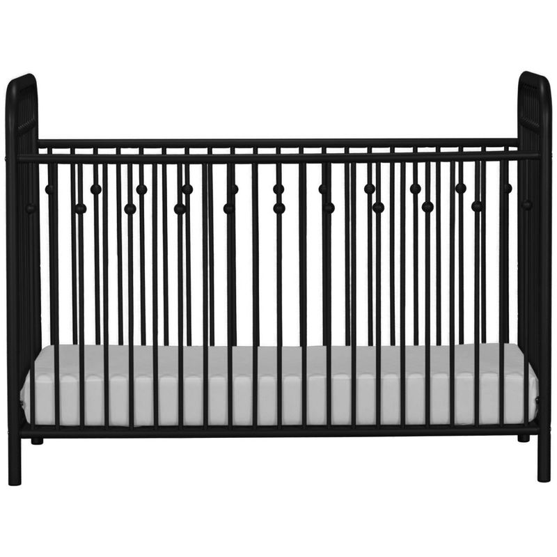 Little Seeds Monarch Hill Ivy Metal Crib with Safety 1st Nighty Night Baby & Toddler Mattress, 1 of 15