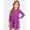 RuffleButts Baby Girls Long Sleeve Twirl Dress - 3 of 4