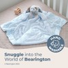 Bearington Waggles The Blue Dog Plush Lovie: Stuffed Animal Security Blanket for Infants, Measures 28.5" x 28.5" (Stroller Size) - 2 of 4