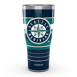 MLB Seattle Mariners 30oz Hype Stripes Stainless Steel Tumbler - 1 of 4