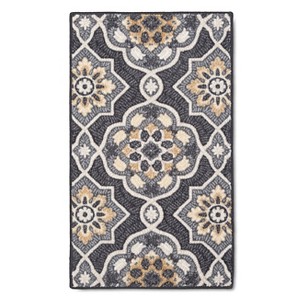 Washable Rowena Rug Charcoal Gray - Threshold™ - 1 of 3