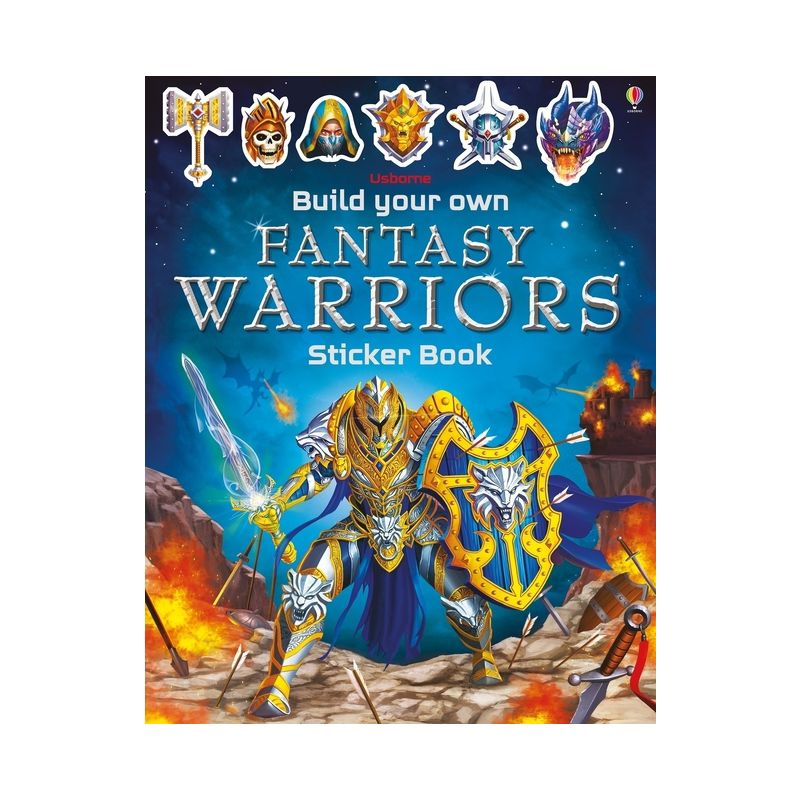Build Your Own Fantasy Warriors Sticker Book - (Build Your Own Sticker Book) by  Simon Tudhope (Paperback), 1 of 2