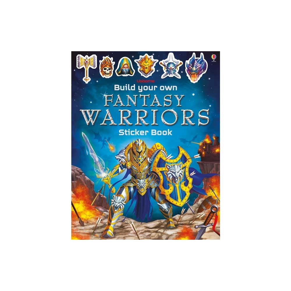 Build Your Own Fantasy Warriors Sticker Book - (Build Your Own Sticker Book) by Simon Tudhope (Paperback)