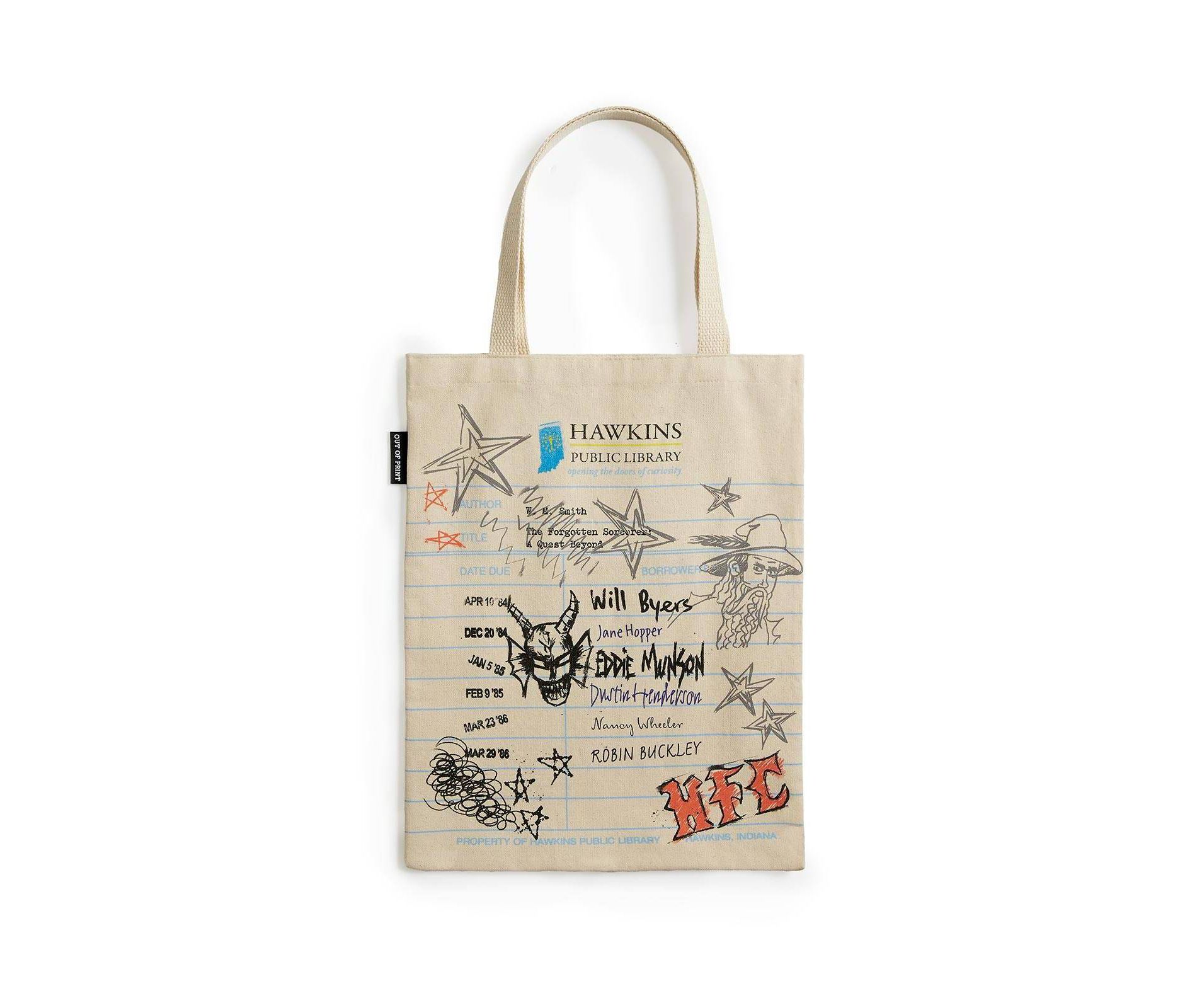 Stranger Things: Hawkins Public Library Tote Bag
