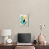 Art Remedy Abstract Earring Contemporary Shapes Abstract Wall Art Framed - 2 of 4