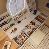 FONTOI 47.2"W Makeup Vanity with Mirror Storage Stool 3 Drawers 2 Cabinets and Organizers for Bedroom Dressing Room, White, 47.2"*15.7"*53.9" - 2 of 4