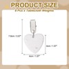 Unique Bargains Marble Heart Shape Tablecloth Weight Pendant Hooks 1.57" x 1.57" - 2 of 4