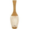 Olivia & May 40'' x 13'' Tall Seagrass Woven Floor Vase White: Bohemian Style, Amphora Shape, Spot Clean - 4 of 4