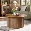 Tribesigns 31.5" Farmhouse Round Coffee Table - image 4 of 4