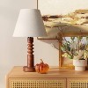 Mid Tone Wood Table Lamp - Threshold™ - 3 of 4