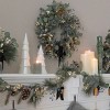 HGTV 28" Swiss Chic Decorated Christmas Artificial Wreath - 3 of 4