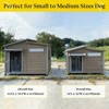 Dog House with Chew-Proof Iron Frame ¨C Durable, Weatherproof Pet Shelter for Small & Medium Dogs, Indoor/Outdoor Use - 2 of 4