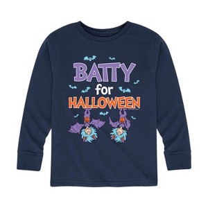 Boys' - Dr. Seuss - Batty For Halloween Thing 1 and Thing 2 Long Sleeve Graphic T-Shirt - 1 of 4