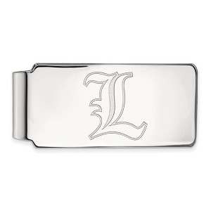 Black Bow Jewelry Sterling Silver Louisville Cardinals NCAA Money Clip - 1 of 3