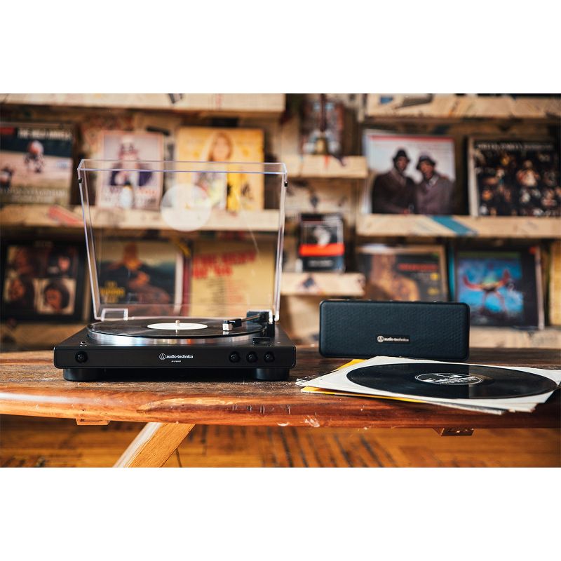 Audio-Technica AT-LP60XSPBT Fully Automatic Wireless Turntable and Bluetooth Speaker System, 4 of 16