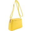 BEAFUP Triple Zip Small Crossbody Bag - Faux Leather Shoulder Bag with Gold Tone Hardware and Adjustable Strap - Zipper Closure for Everyday - 2 of 4