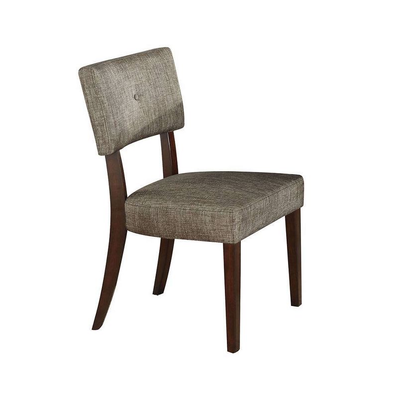 Se of 2 20&#34; Drake Dining Chairs Gray Fabric/Espresso - Acme Furniture, 1 of 7