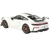 2025 Porsche 911 GT3 (992.2) Grand Prix White with Carbon Stripe 1/64 Diecast Model Car by Paragon Models - 4 of 4