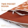Itopfox 2-Pack Waterproof Wet Dry Bags for Diapers & Swimsuits, Reusable Organizer with Dual Zippered Pockets & Handle, 11.8x15.7 Inch - 3 of 4