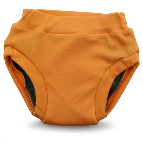 Kanga Care Ecoposh Obv (organic Viscose Of Bamboo Velour) Training Pants  Saffron Orange Medium 2t/3t : Target