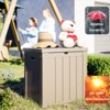 Kumasinova 50 Gal Deck Box with Ample Storage,All-Weather PP Resin Outdoor Storage Box,UV Protected & Waterproof,KD Design - 3 of 4