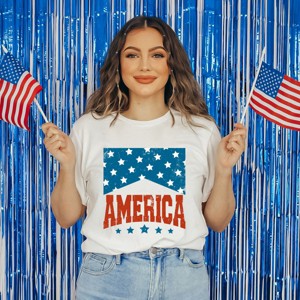 Simply Sage Market America Varsity Stars Short Sleeve Tee - 1 of 4