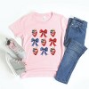 The Juniper Shop Coquette Bows And USA Strawberries Youth Short Sleeve Tee - 3 of 4