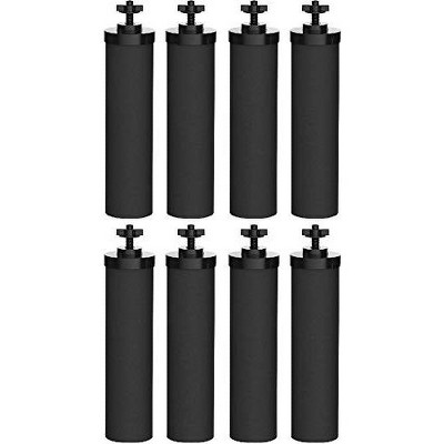 Nispira Premium Water Filter Black Element Cartridge Compatible with Berkey Countertop Water Purification System. Compared to Part BB9. 8 Filters