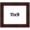 PosterPalooza | Photo Size Distressed Brown Picture Frame - UV Acrylic, Foam Board Backing, Hanging Hardware - 2 of 4