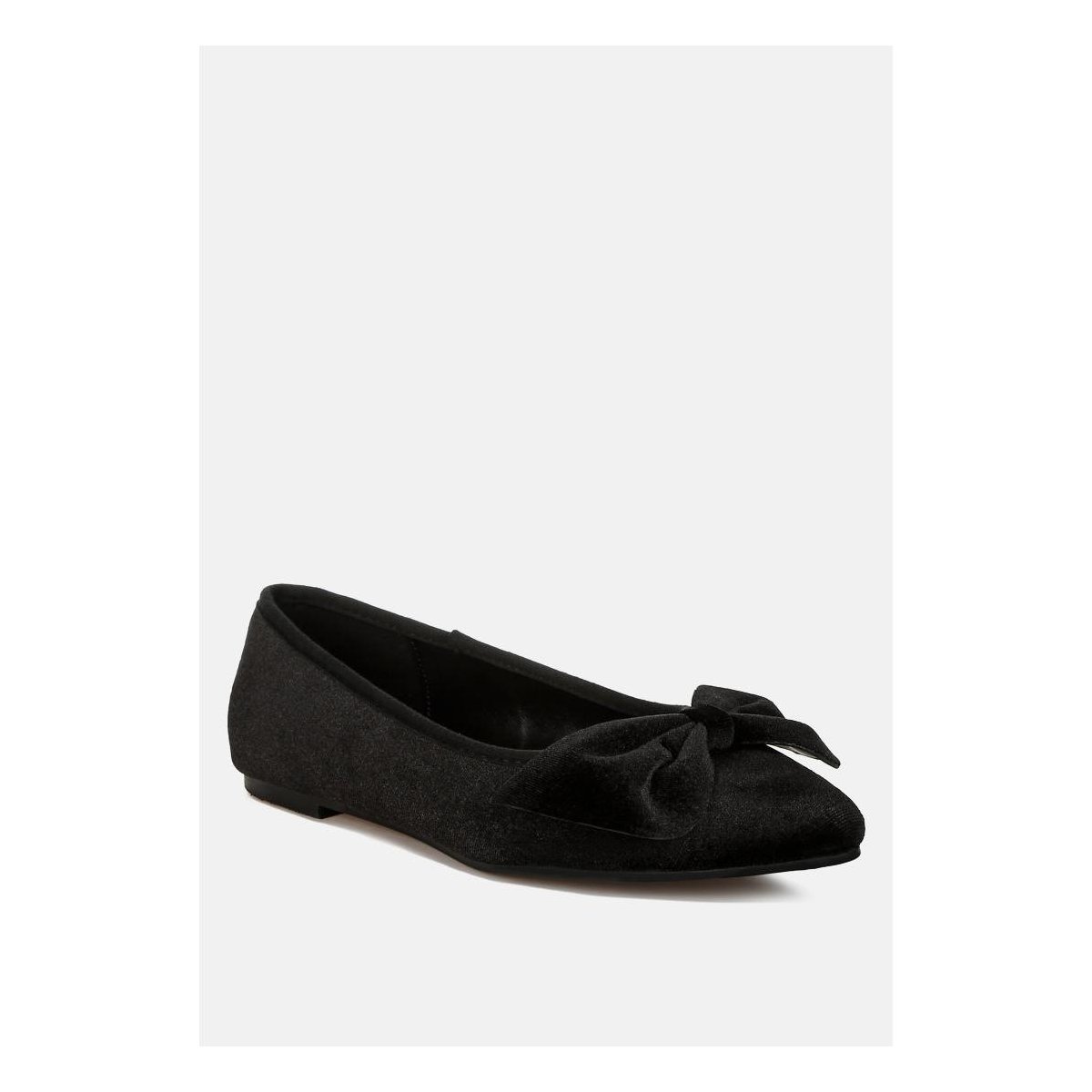 Обувь Rag & Co Womens Pothos Luxurious Velvet Bow Ballerinas 8 — фото 2
