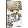 Amanti Art 28"x41" Central Park Winter No 7 by Murray Bolesta Framed Canvas Wall Art Print - 2 of 4