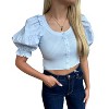 Women's PUFF SLEEVE KORA BLOUSE - Sofie the Label - 2 of 3