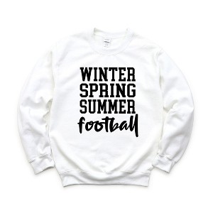 Simply Sage Market Winter Spring Summer Football Sweatshirt - 1 of 2