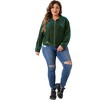 Agnes Orinda Women's Metallic Holographic Reflective Long Sleeve Zip Up Clubwear Party Jacket - 3 of 4