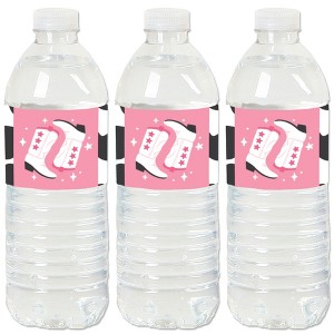 Big Dot of Happiness Rodeo Cowgirl - Pink Western Party Water Bottle Sticker Labels - Set of 20 - 1 of 4