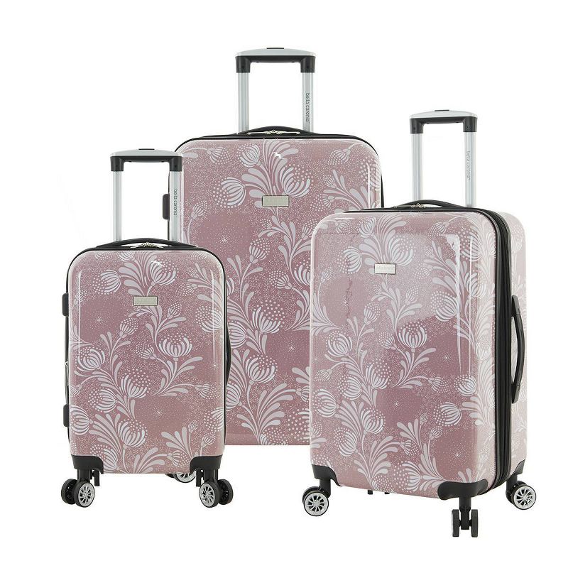 Travelers Club Bella Caronia Posh 3pc Expandable Hardside Checked Spinner Luggage Set, 1 of 10