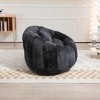 Soft Chenille Bean Bag Sofa with High Back and Memory Foam Filling,Comfortable 2-Seater Lounger-Baofuwish - 3 of 4