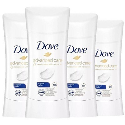 Dove Advanced Care Original Clean 48-Hour Antiperspirant & Deodorant Stick - 2.6oz/4ct