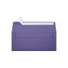 LUX 80lb 4 1/8"x9 1/2" Square Flap #10 Envelopes W/Peel&Press Wisteria Purple 500/BX LUX-4860-106500 - 2 of 2