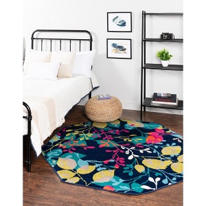 Unique Loom Azalea Collection Area Rug - Indica (' " x ' "  ) - 1 of 4