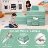 Acekool 3PC Modular Kids Sofa, Convertible Toddler Couch Play Set, Soft Foam Kids Couch Bed for Reading, Playtime & Creative Spaces - 4 of 4
