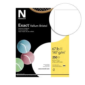 Exact INDEX - WHITE - 8.5 x 11 Cardstock Paper - 110lb Index - 250 PK [4041