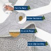 Christmas Holiday Decor Rug Washable Xmas Snowflake Area Rugs Soft Non Slip Low Pile Rugs for Living Room Bedroom - 4 of 4