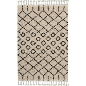 Nourison Diamond Shag Handloomed Area Rug - 1 of 4