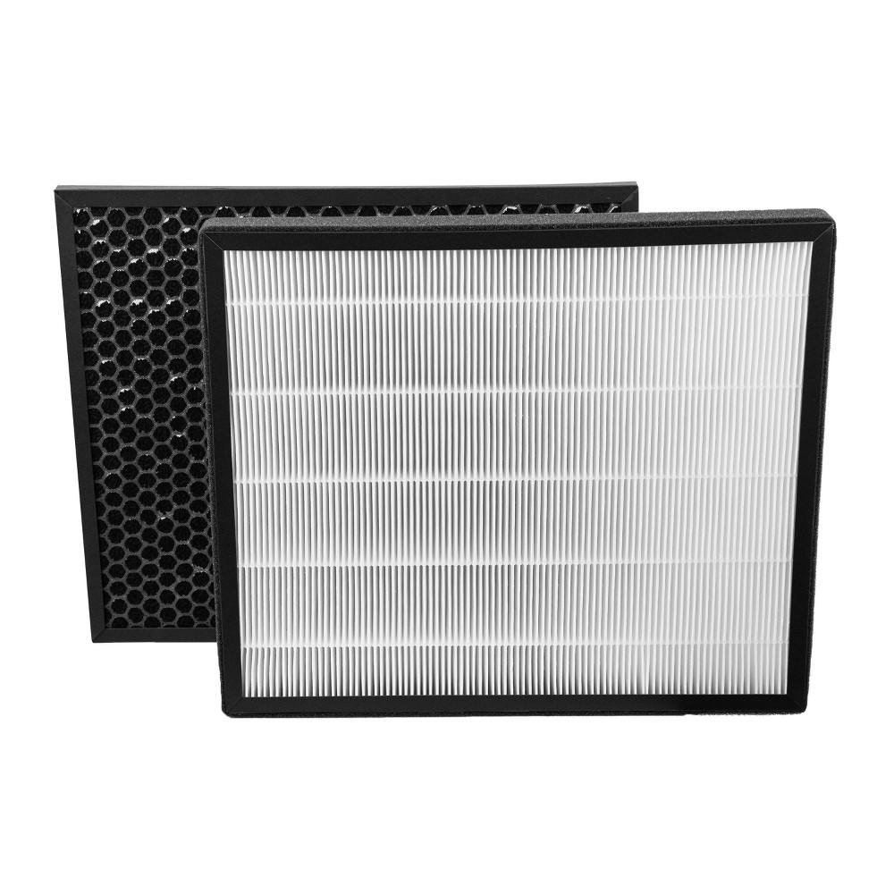 Levoit 2pk Replacement Filter: Compatible with Levoit Air Purifiers, Captures Dust & Odors, Carbon Filter, 14x11.7x1.6