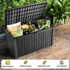 Okak 180 Gallon All-Weather Outdoor Storage Containers, Lockable Deck Box, Patio Storage Box for Sports Equipment, Garden Tools - 2 of 4