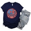 Simply Sage Market S.W.Smiley Flag Smiley Face Short Sleeve Tee - 3 of 4