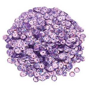 Unique Bargains Shine Smooth Crafts Sewing Cup Iridescent Sequins 2400 Pcs - 1 of 4