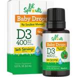 Carlyle Lil' Sprouts Baby Vitamin D3 400 IU | Liquid Drops | .31oz (9.2 mL)